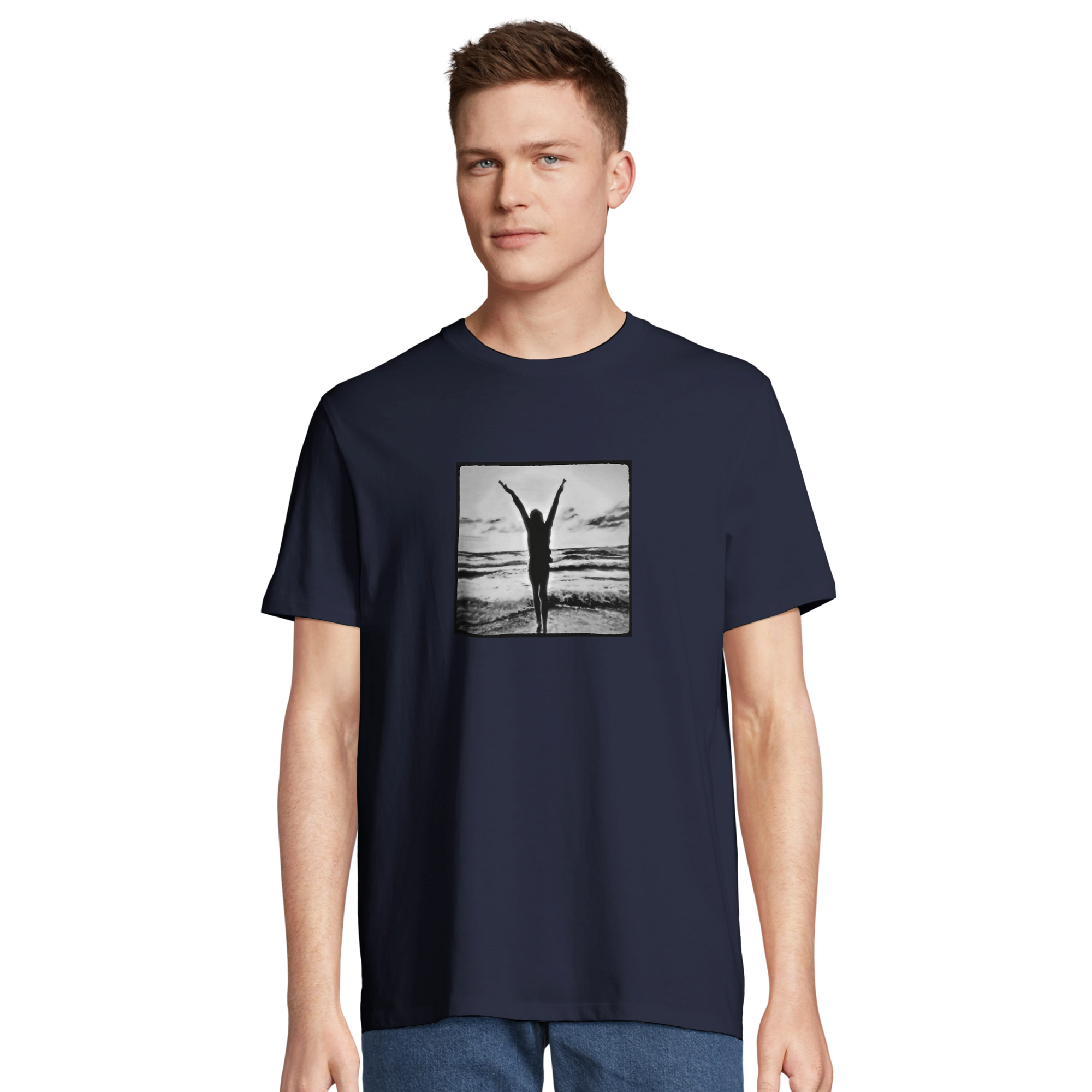 Grateful - "Circle of Life" T-shirt French Navy XS 4