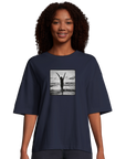 Grateful - "Circle of Life" T-shirt French Navy XS 4