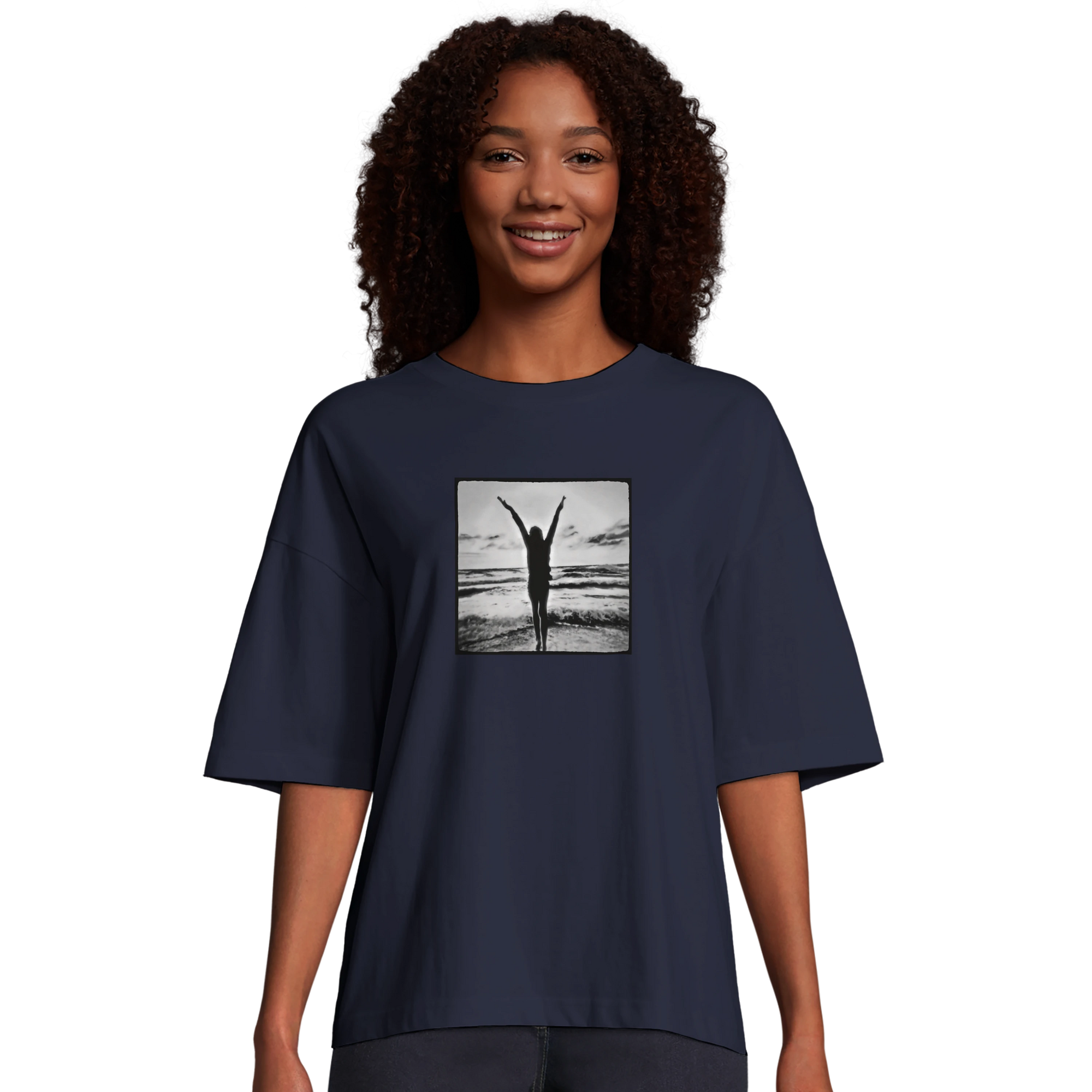 Grateful - "Circle of Life" T-shirt French Navy XS 4