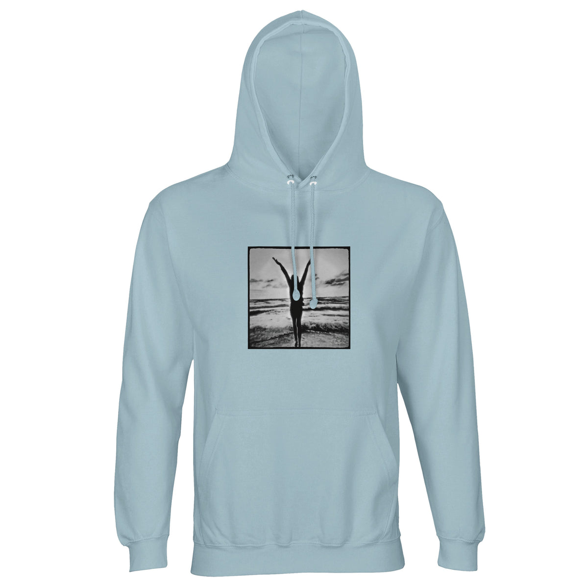 Grateful - "Circle of Life" Hoodie creamy blue 1