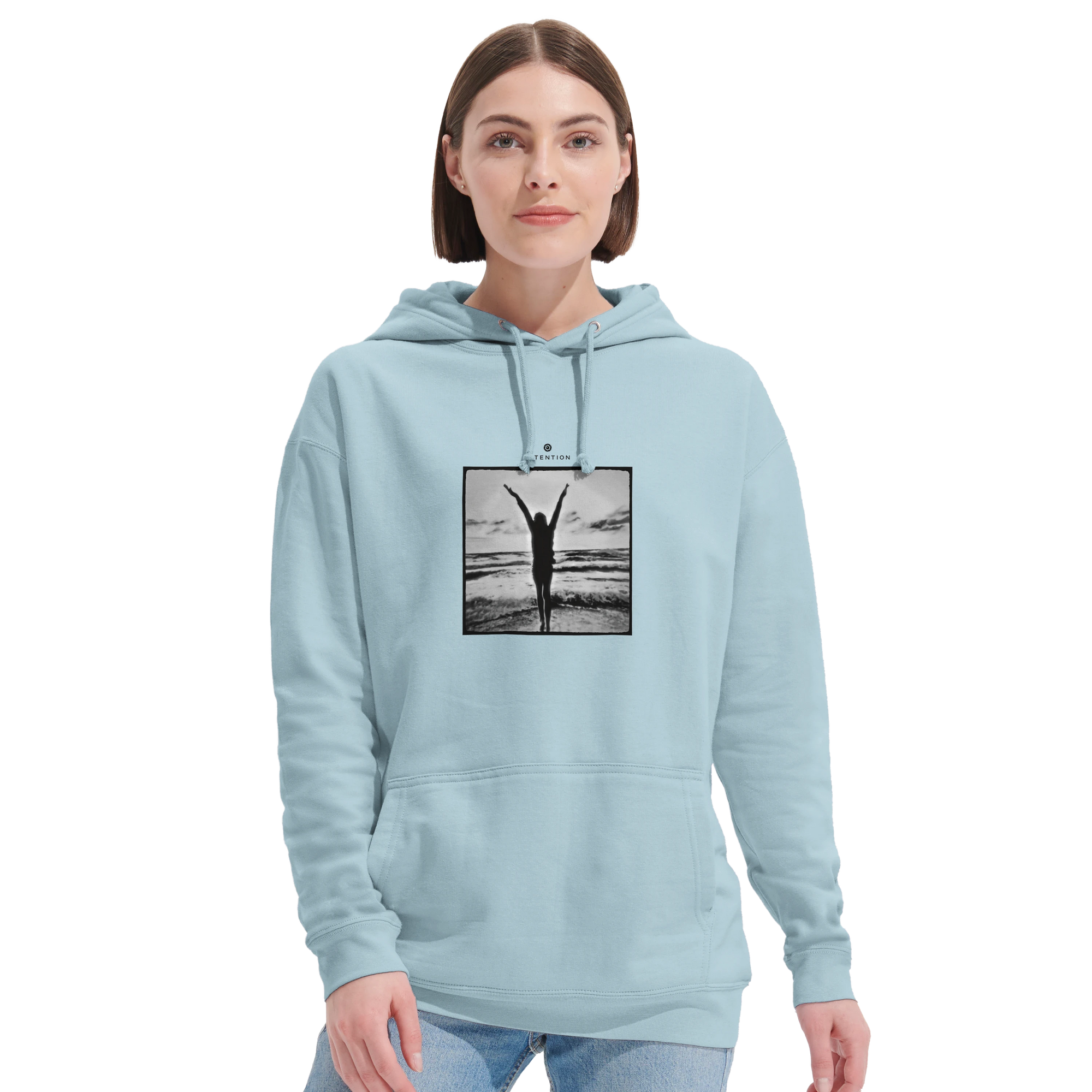 Grateful - "Circle of Life" Hoodie creamy blue 5