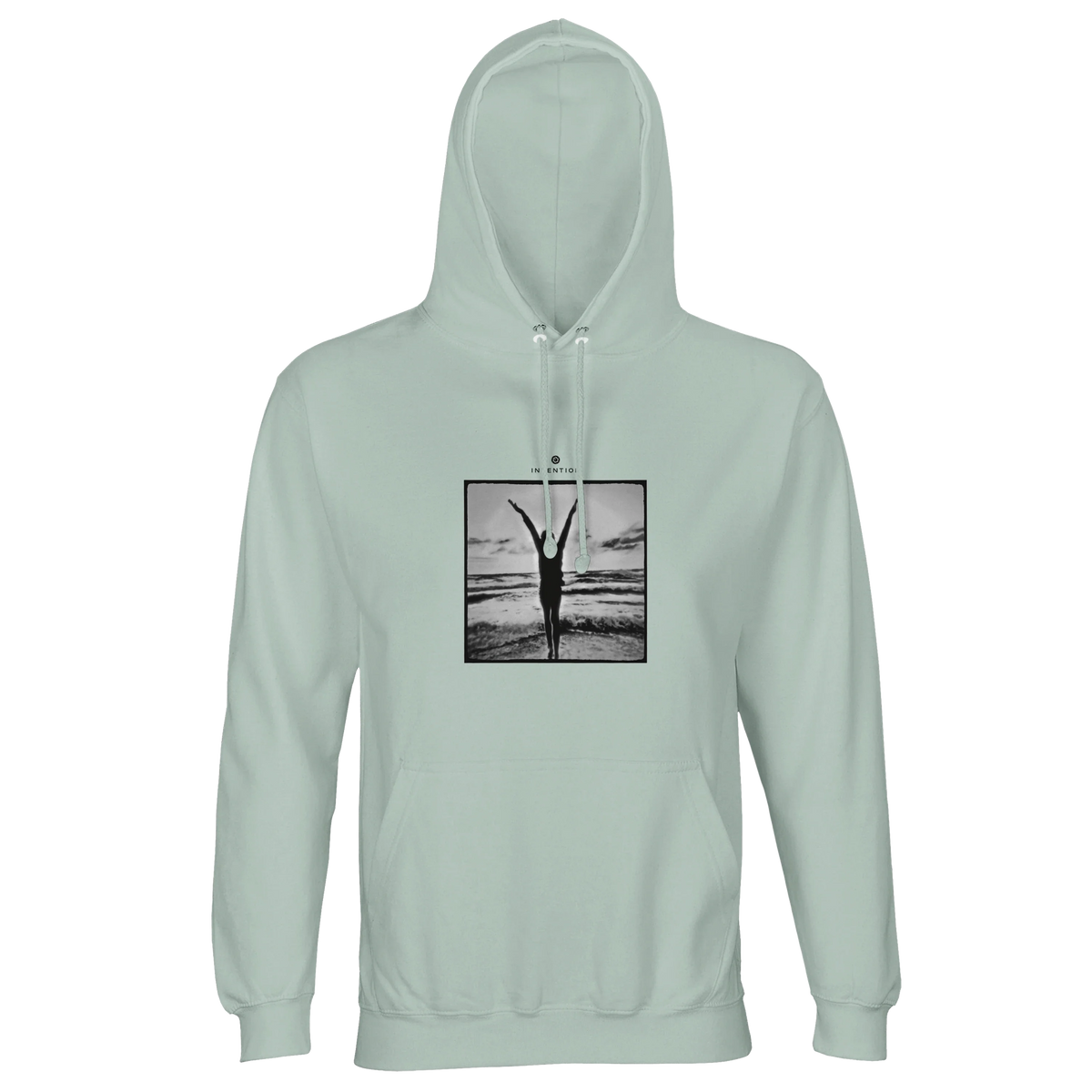 Grateful - "Circle of Life" Hoodie creamy green 1