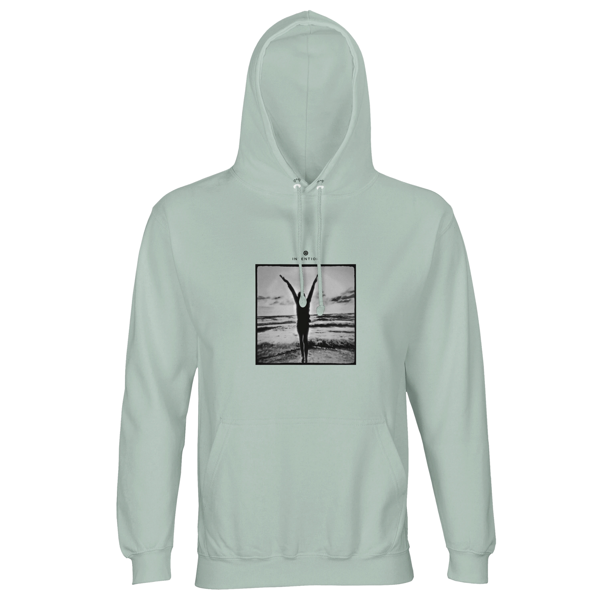 Grateful - "Circle of Life" Hoodie creamy green 1