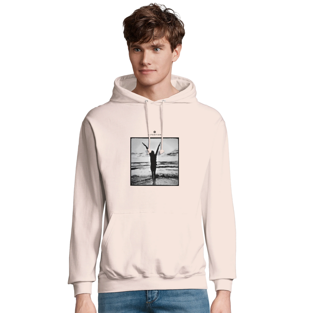 Grateful - "Circle of Life" Hoodie creamy pink 4