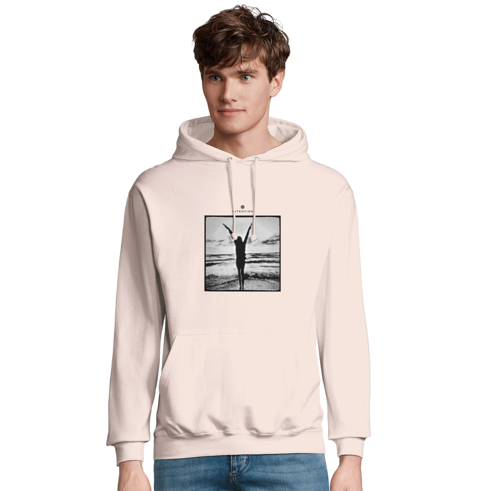 Grateful - "Circle of Life" Hoodie creamy pink 4