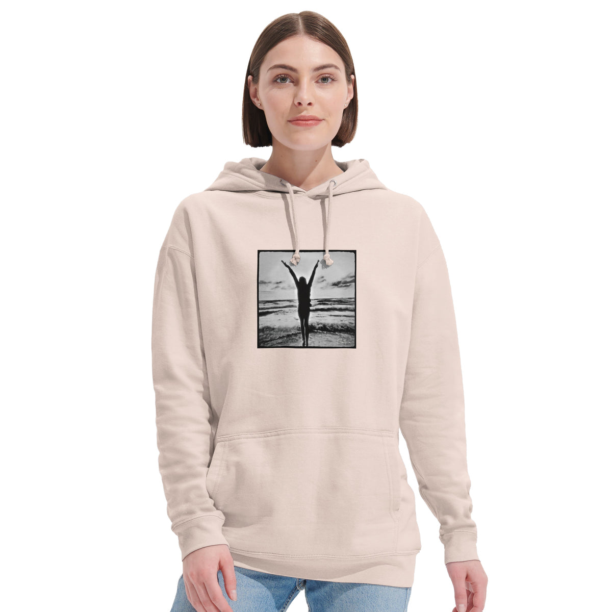 Grateful - "Circle of Life" Hoodie creamy pink 6