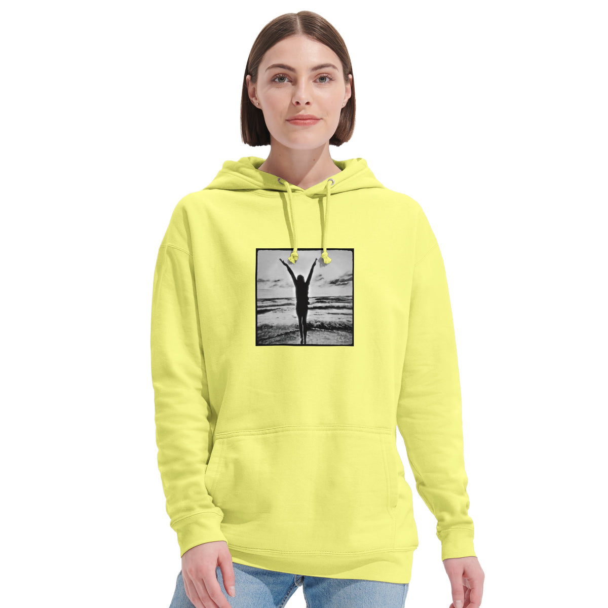 Grateful - "Circle of Life" Hoodie Light Yellow 6