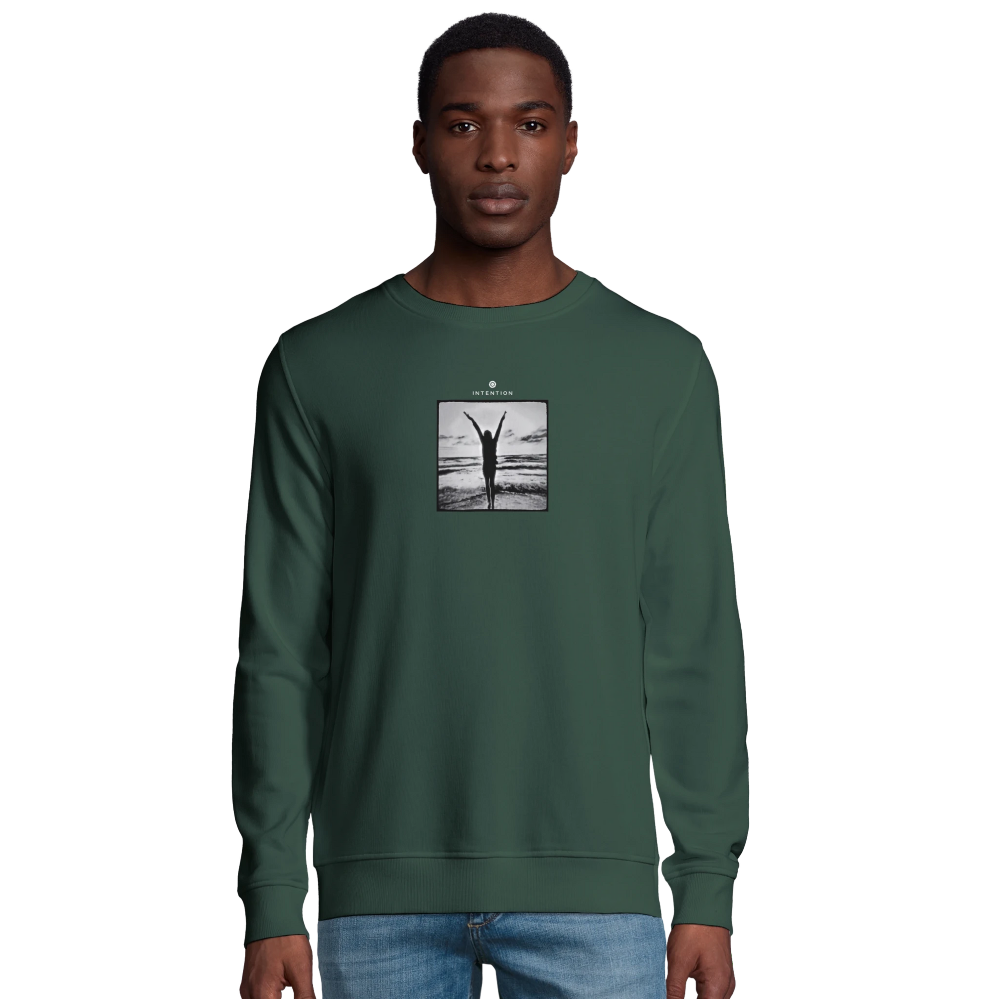Grateful - "Circle of Life" Sweatshirt Bottle Green XS 30