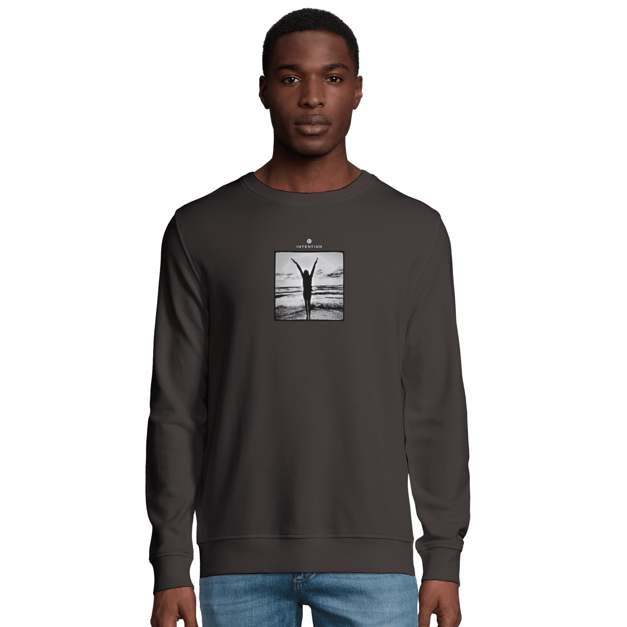 Grateful - "Circle of Life" Sweatshirt deep charcoal grey XS 6