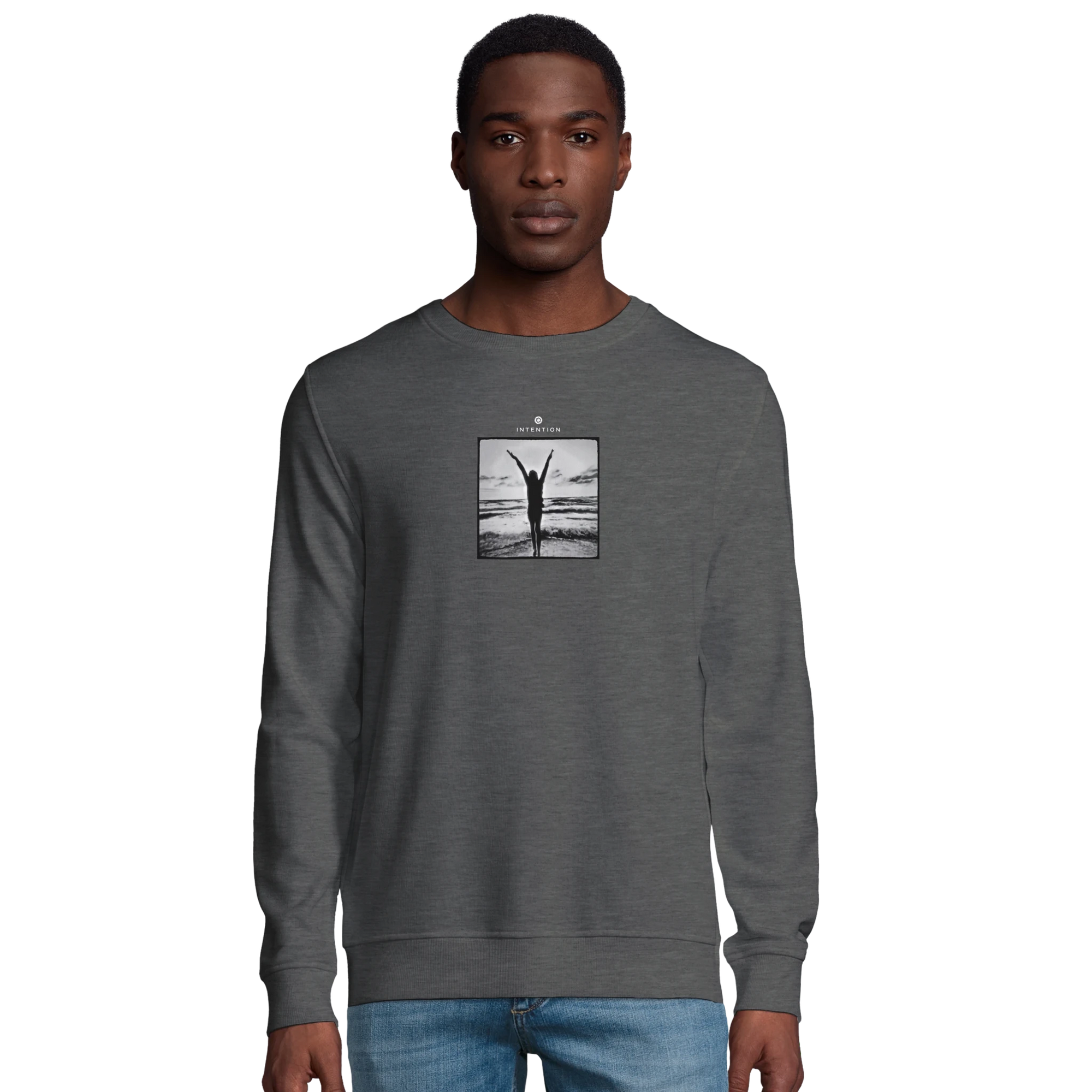 Grateful - "Circle of Life" Sweatshirt Grey Melange XS 36