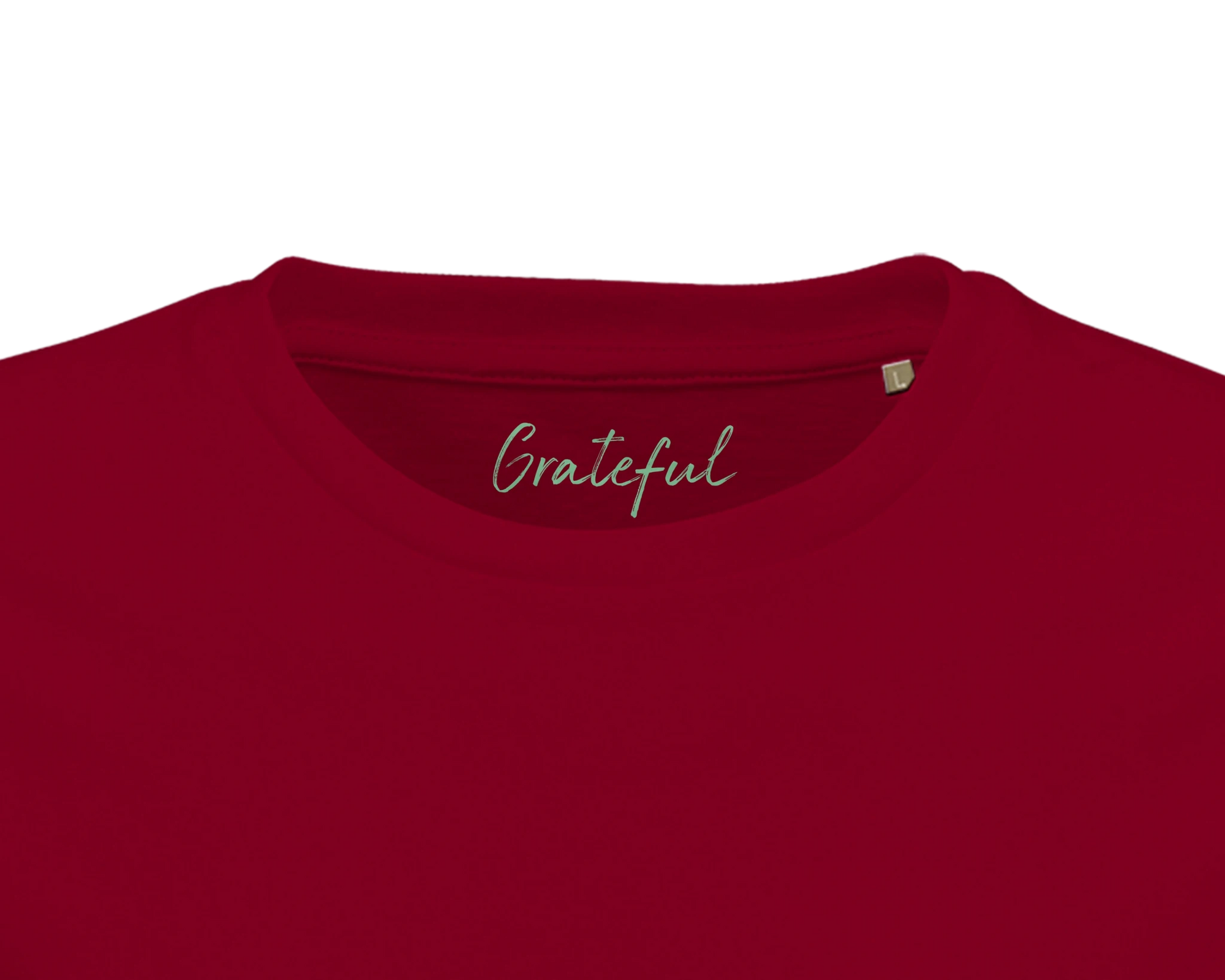 Grateful - "Circle of Life" T-shirt Burgundy XS 28