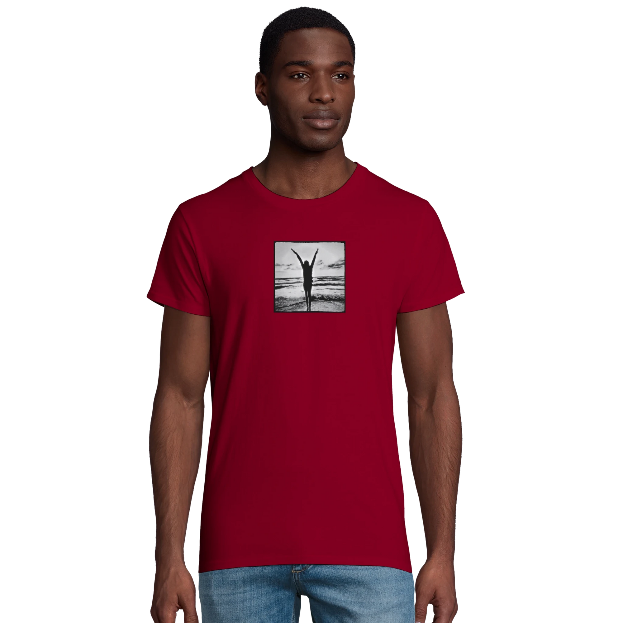 Grateful - "Circle of Life" T-shirt Burgundy XS 30