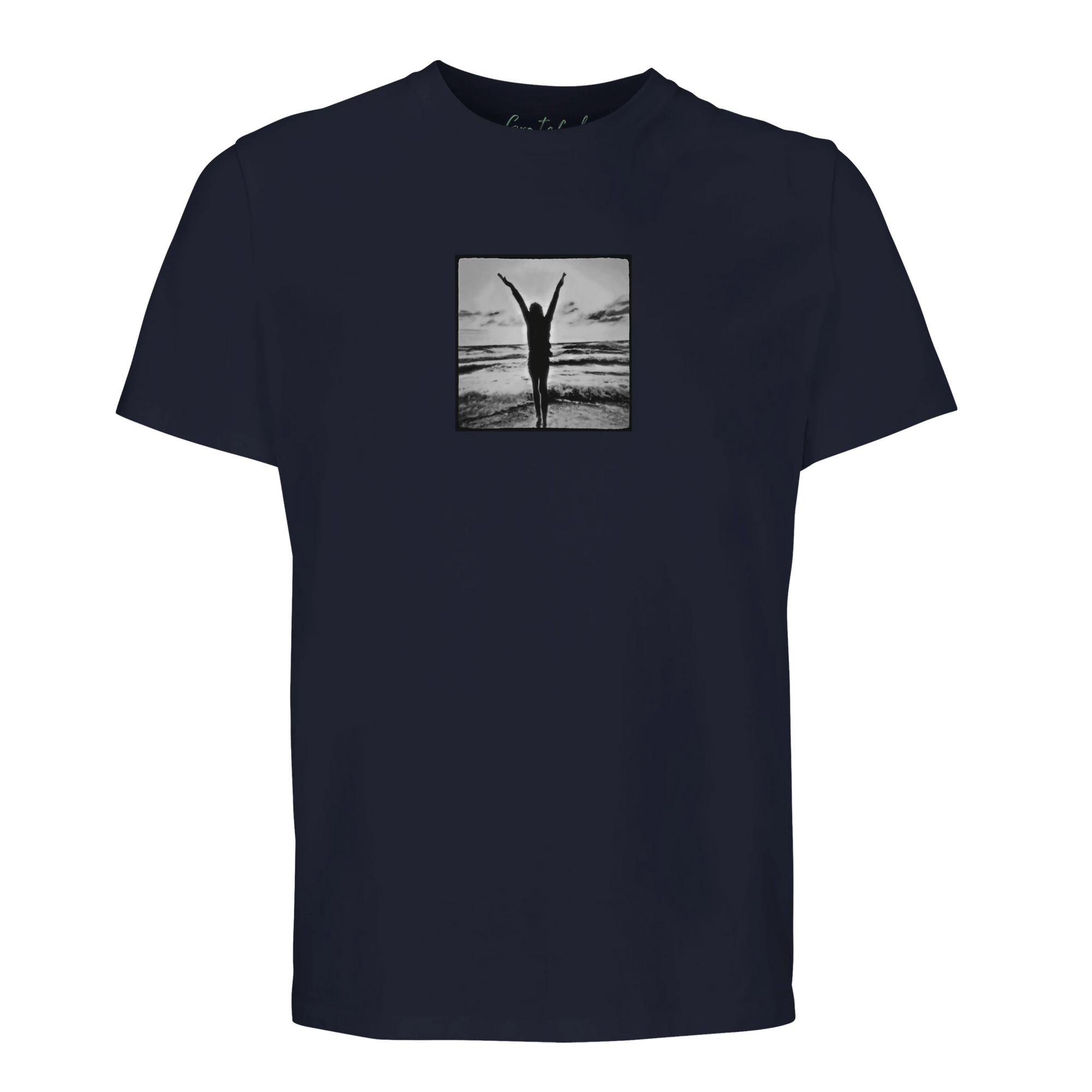 Grateful - "Circle of Life" T-shirt French Navy XS 34