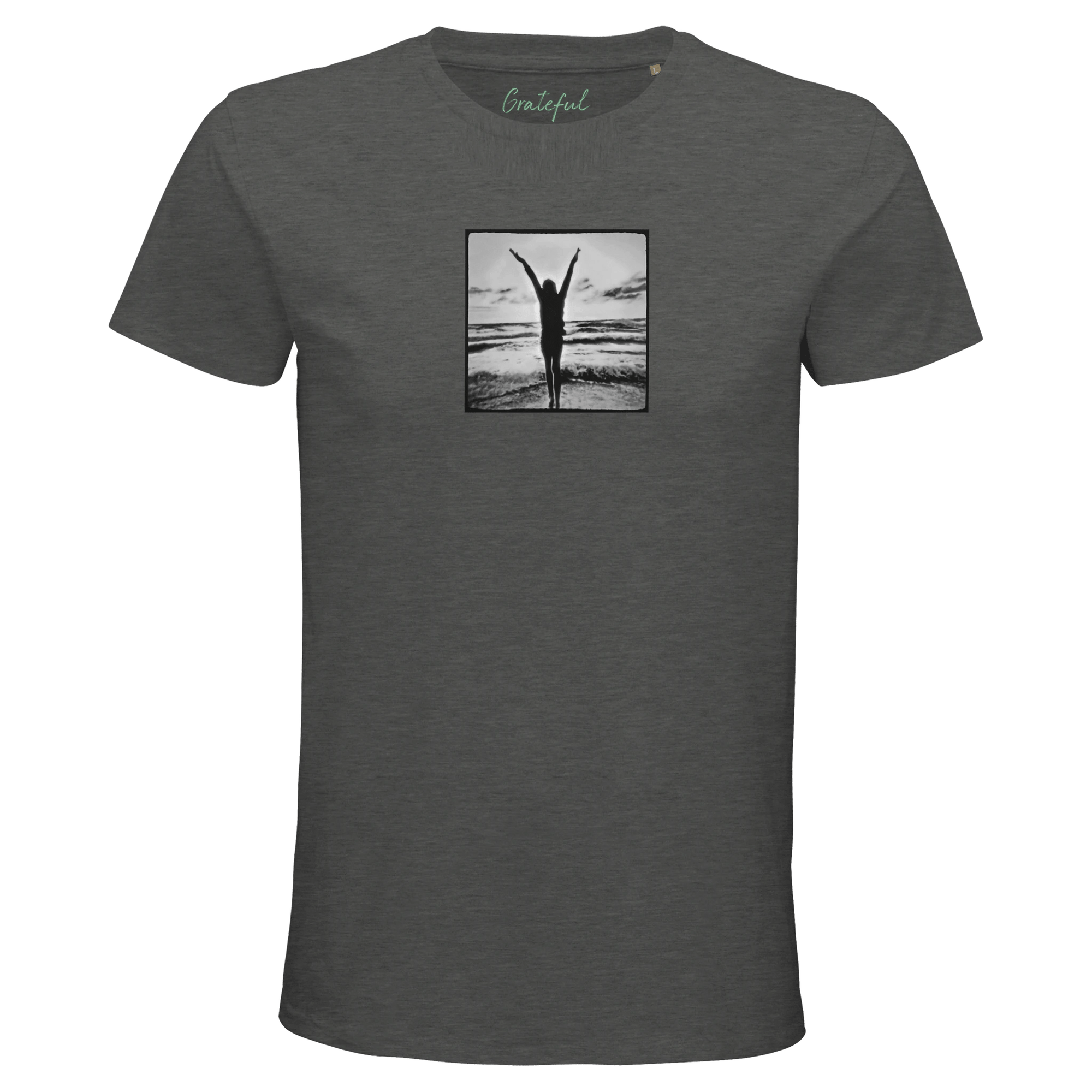 Grateful - "Circle of Life" T-shirt Grey Melange XS 57