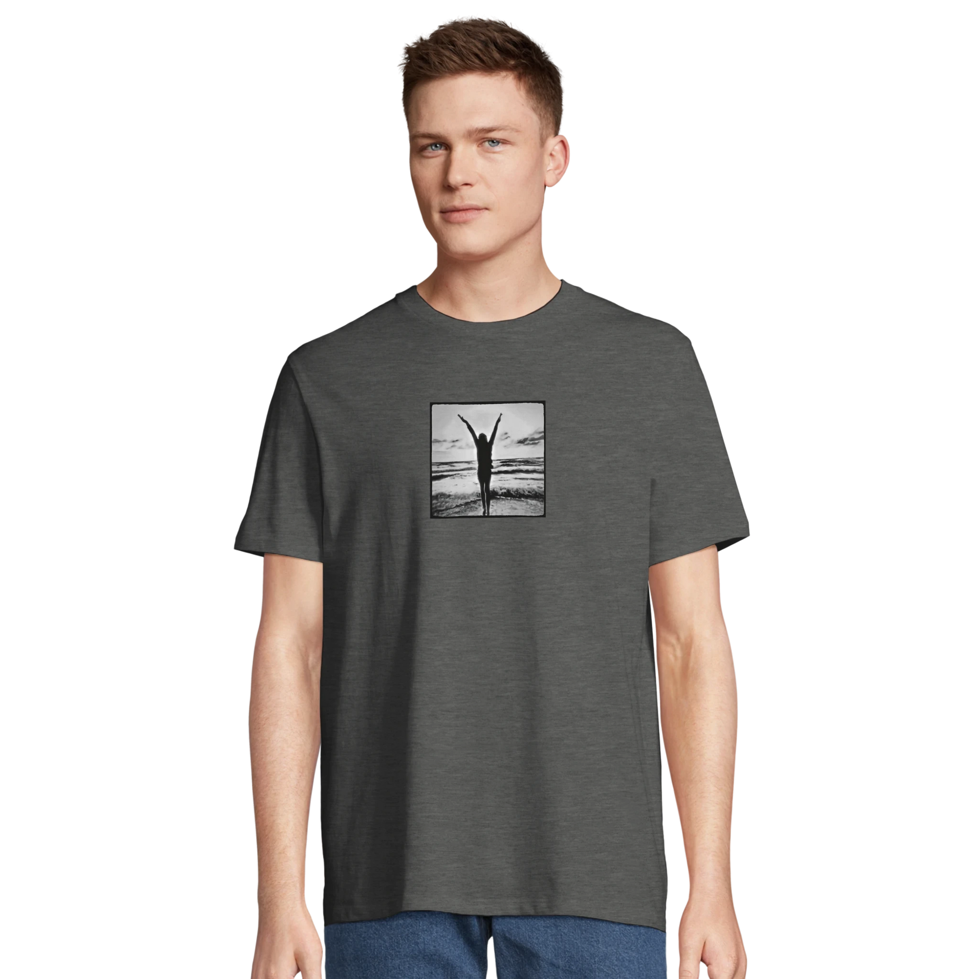 Grateful - "Circle of Life" T-shirt Grey Melange XS 49