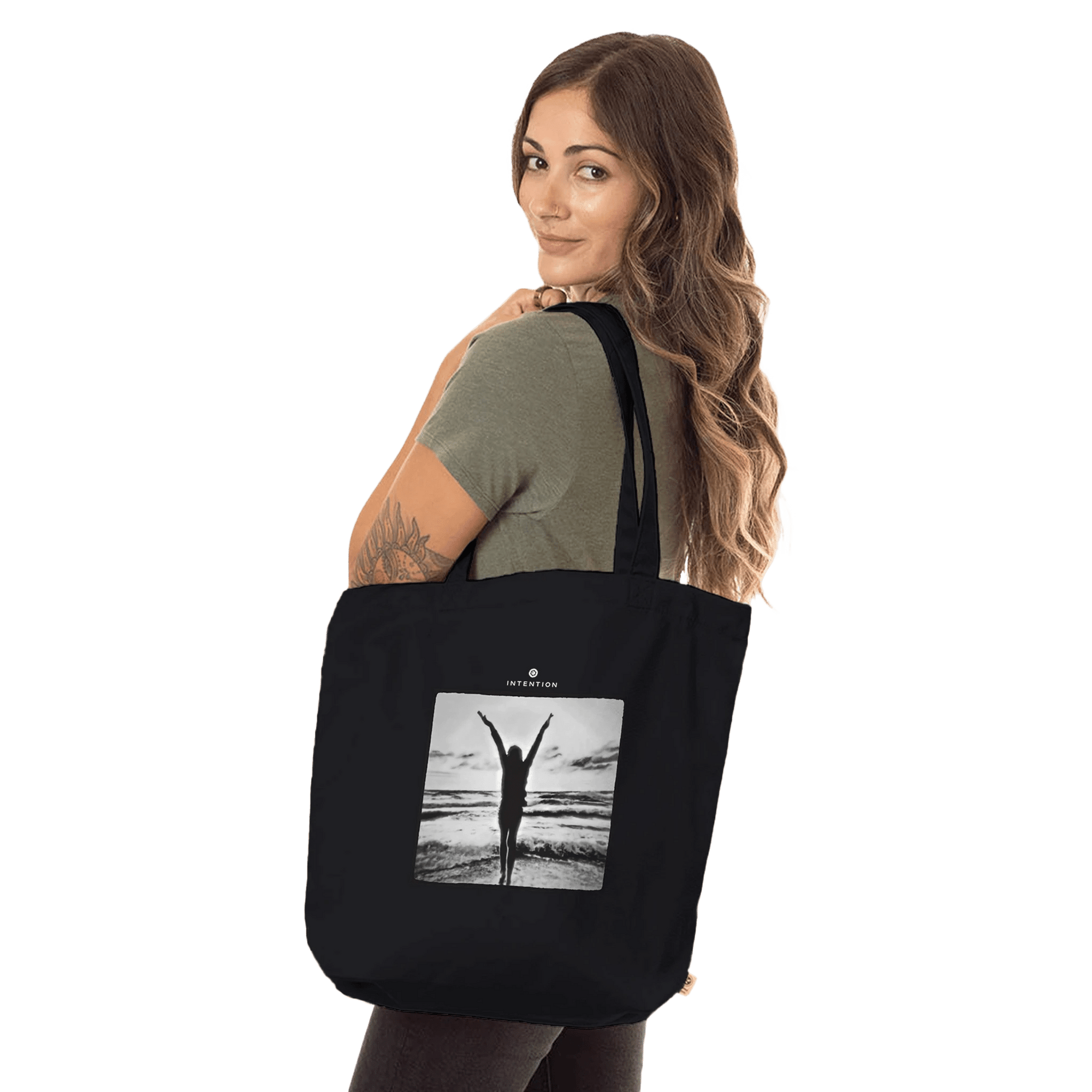 Grateful - "Circle of Life" Tote Bag Black 5