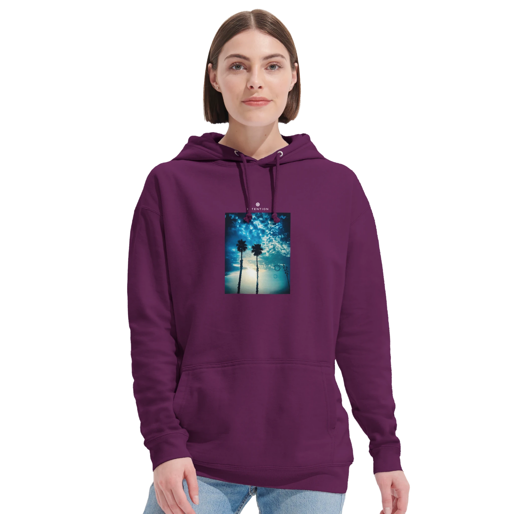Gratitude - "Bubbles and Sky Sticks" Hoodie astral purple XS 43