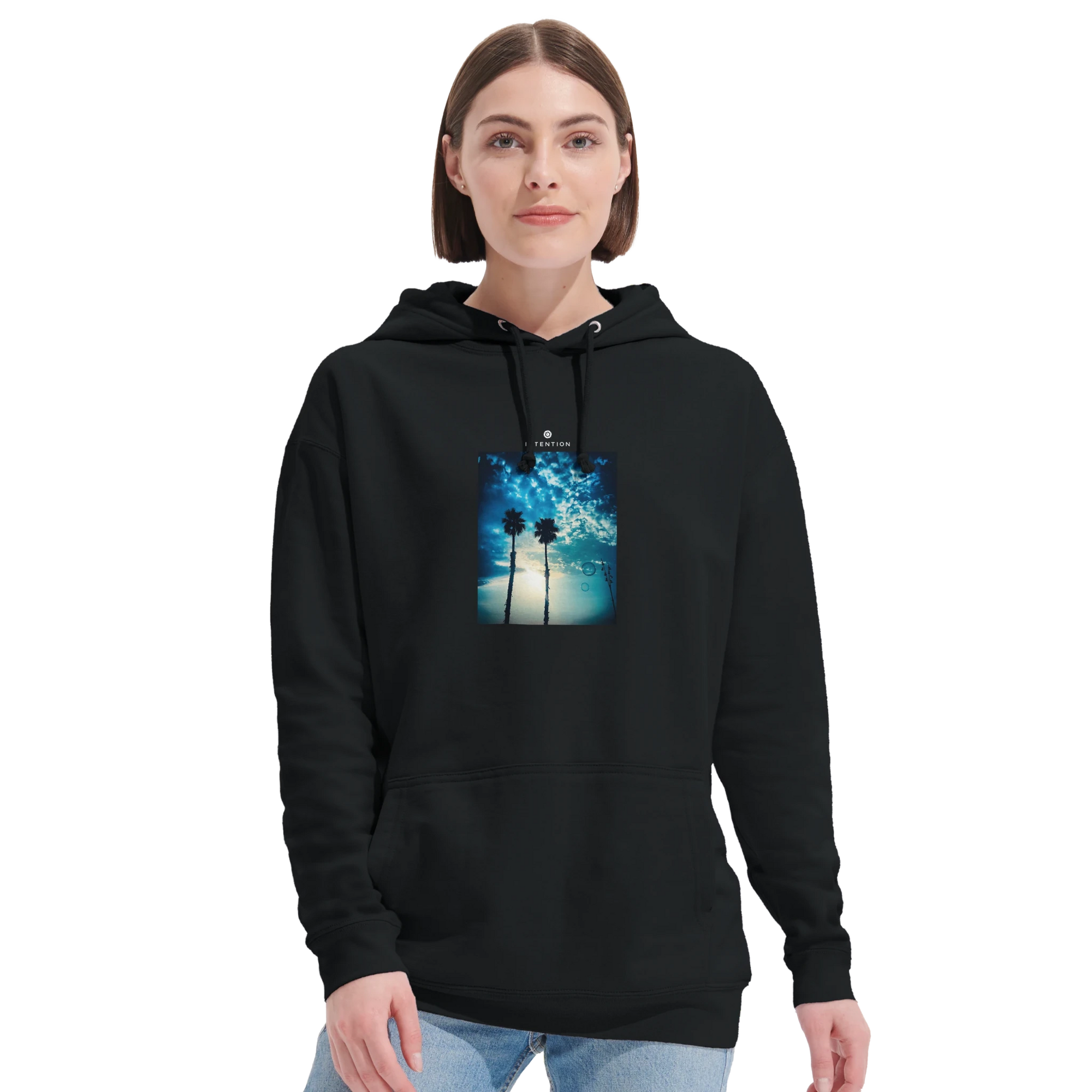 Gratitude - "Bubbles and Sky Sticks" Hoodie Black XS 53