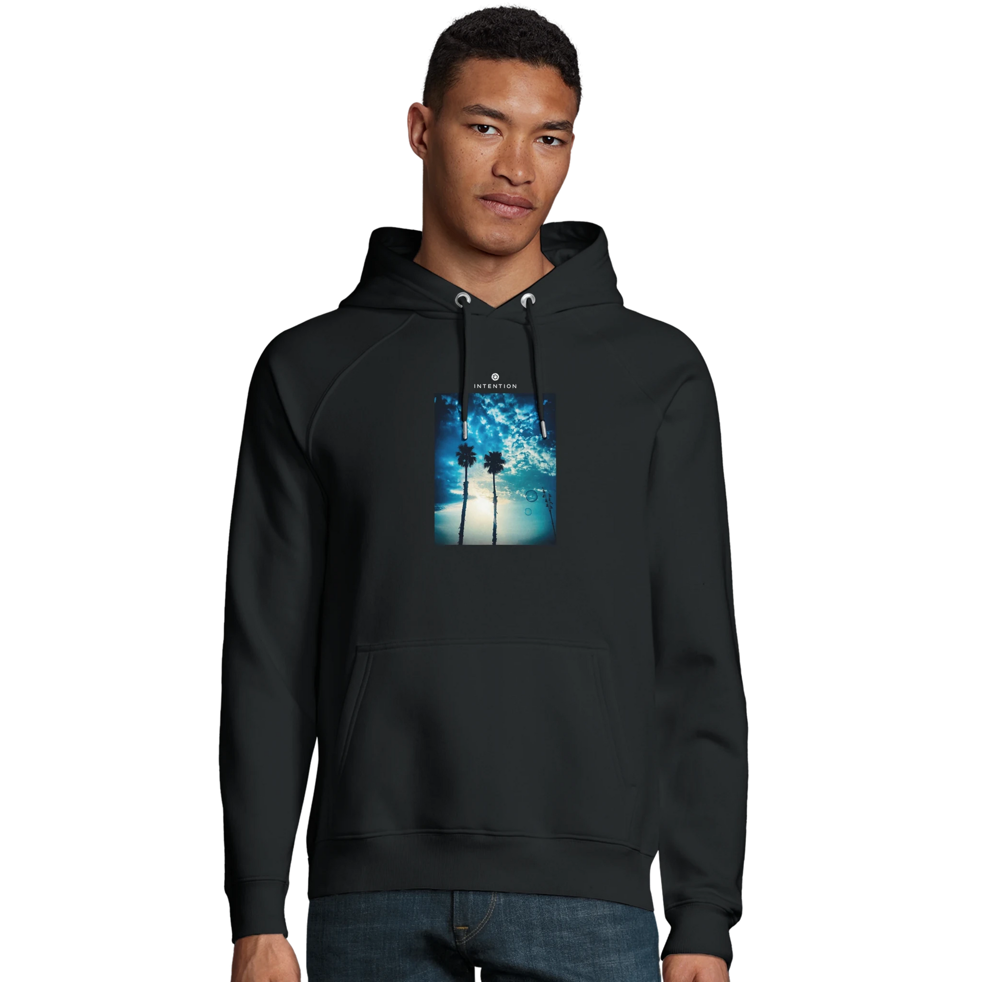 Gratitude - "Bubbles and Sky Sticks" Hoodie Black XS 6
