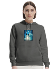 Gratitude - "Bubbles and Sky Sticks" Hoodie charcoal melange XS 28