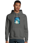 Gratitude - "Bubbles and Sky Sticks" Hoodie charcoal melange XS 26