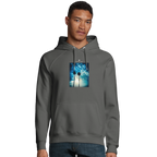 Gratitude - "Bubbles and Sky Sticks" Hoodie charcoal melange XS 3