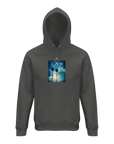 Gratitude - "Bubbles and Sky Sticks" Hoodie charcoal melange XS 24