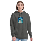 Gratitude - "Bubbles and Sky Sticks" Hoodie charcoal melange XS 5