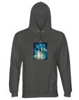 Gratitude - "Bubbles and Sky Sticks" Hoodie charcoal melange XS 34