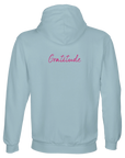 Gratitude - "Bubbles and Sky Sticks" Hoodie creamy blue XS 30