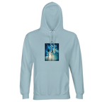 Gratitude - "Bubbles and Sky Sticks" Hoodie creamy blue XS 1