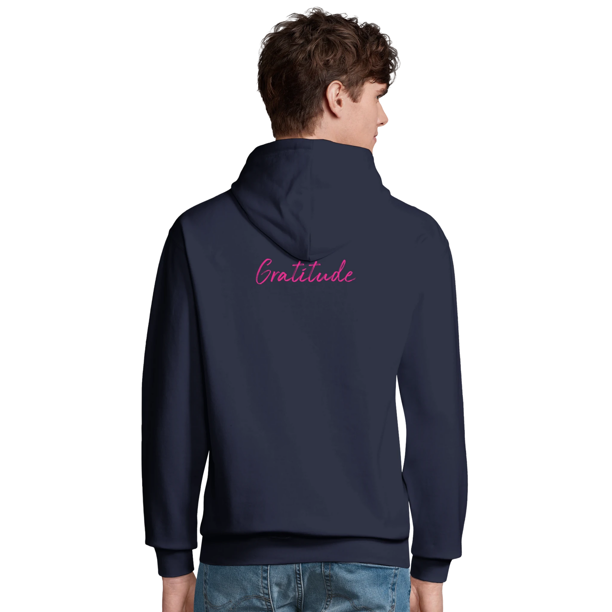 Gratitude - "Bubbles and Sky Sticks" Hoodie French Navy XS 47