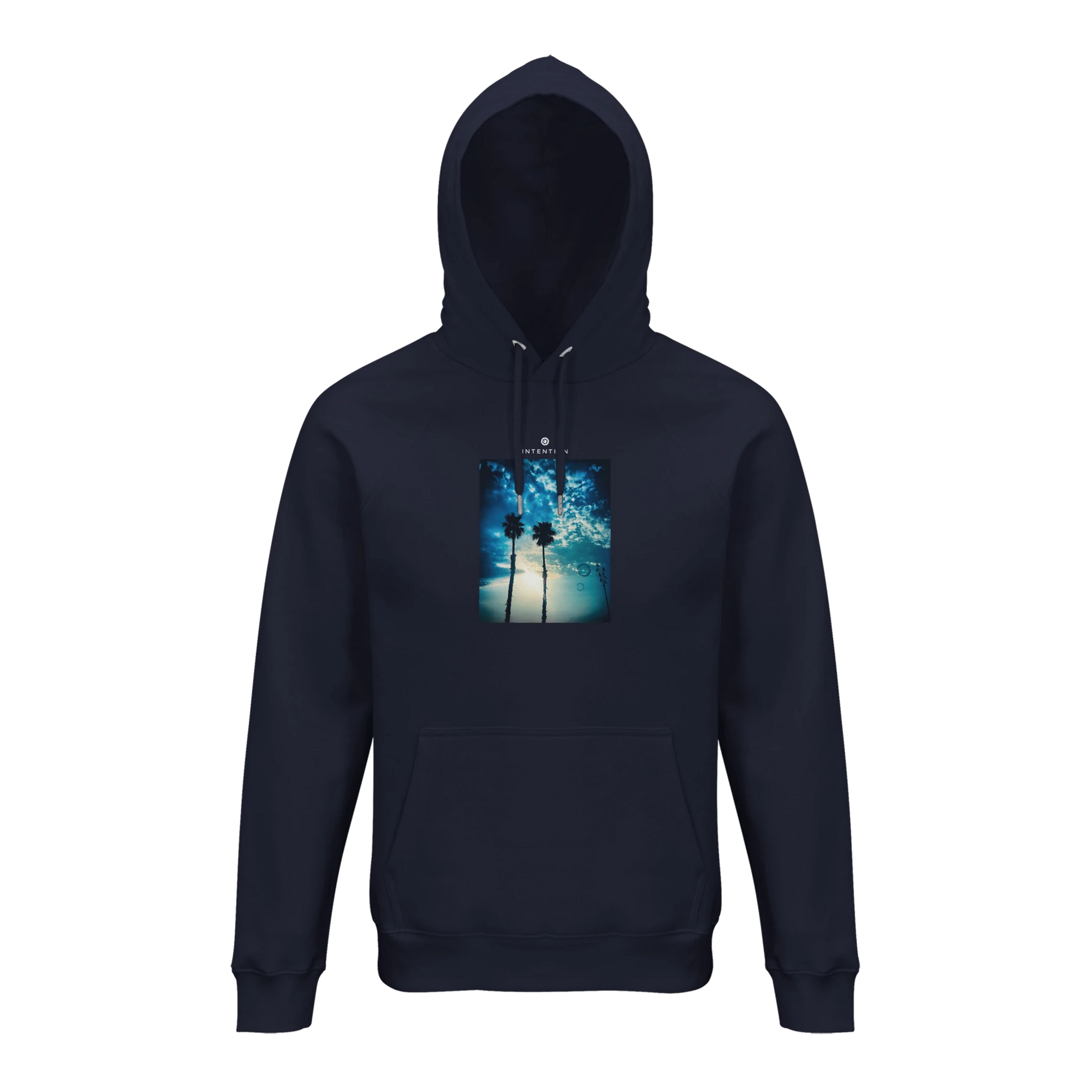 Gratitude - "Bubbles and Sky Sticks" Hoodie French Navy XS 34