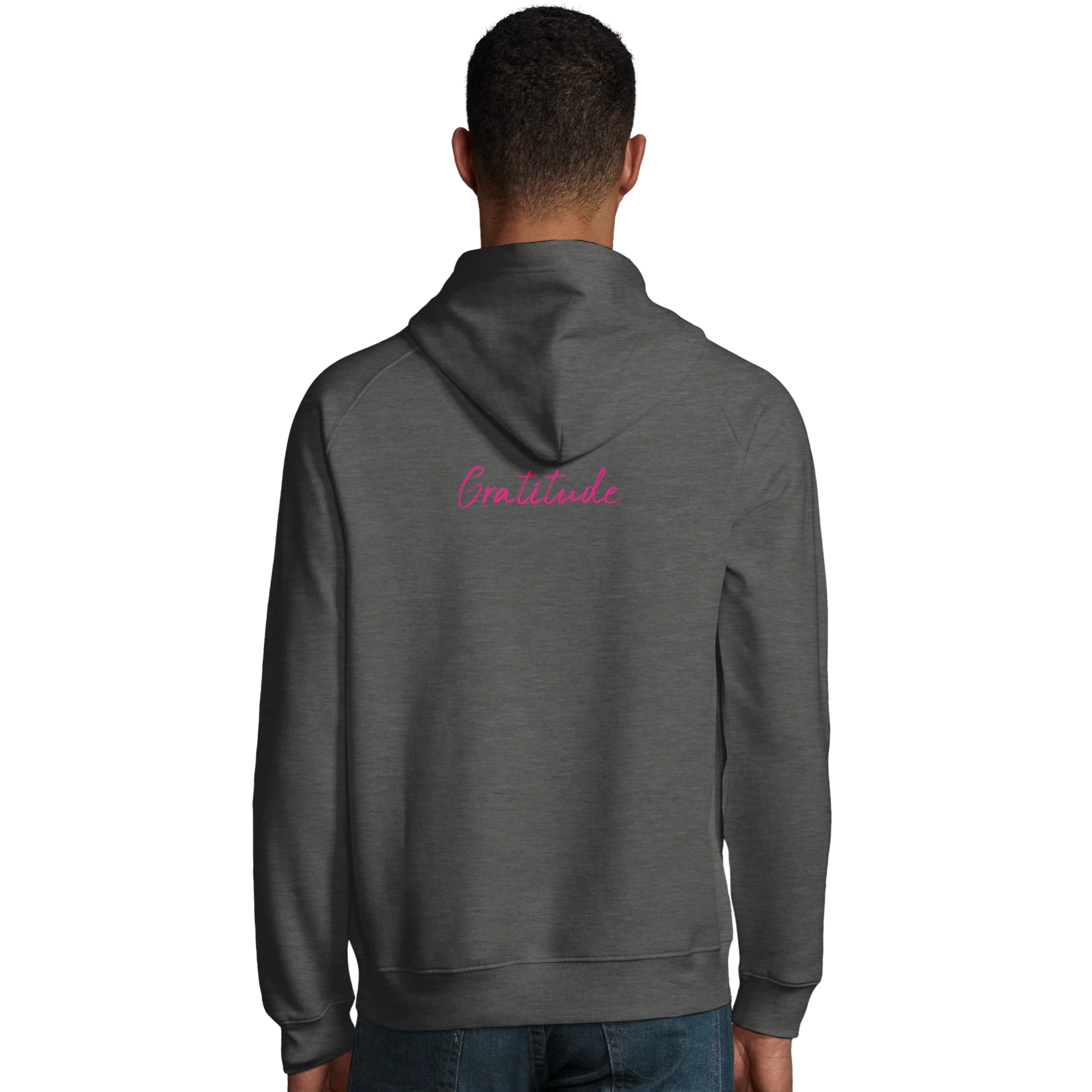 Gratitude - "Bubbles and Sky Sticks" Hoodie Grey Melange XS 32