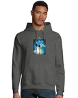 Gratitude - "Bubbles and Sky Sticks" Hoodie Grey Melange XS 31