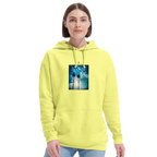 Gratitude - "Bubbles and Sky Sticks" Hoodie Light Yellow XS 5