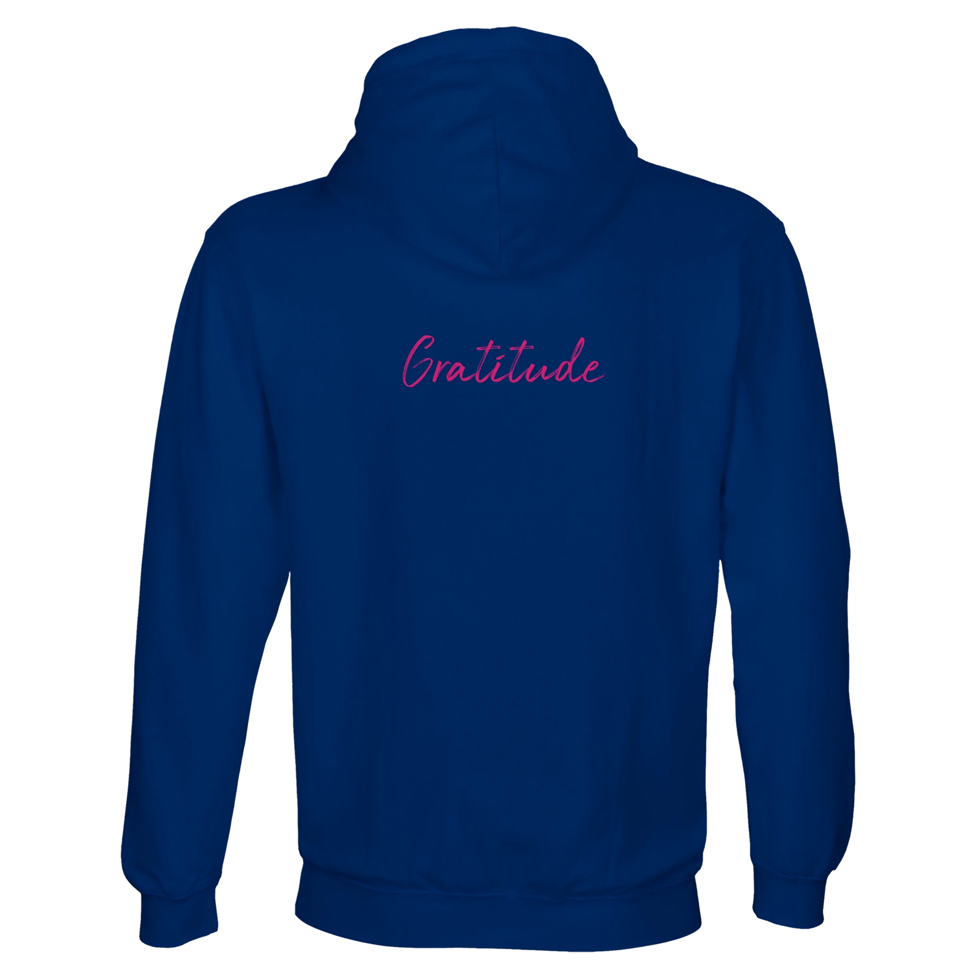 Gratitude - "Bubbles and Sky Sticks" Hoodie Royal Blue XS 2