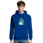 Gratitude - "Bubbles and Sky Sticks" Hoodie Royal Blue XS 2
