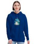 Gratitude - "Bubbles and Sky Sticks" Hoodie Royal Blue XS 7