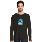 Gratitude - "Bubbles and Sky Sticks" Long sleeve Deep Black XS 3