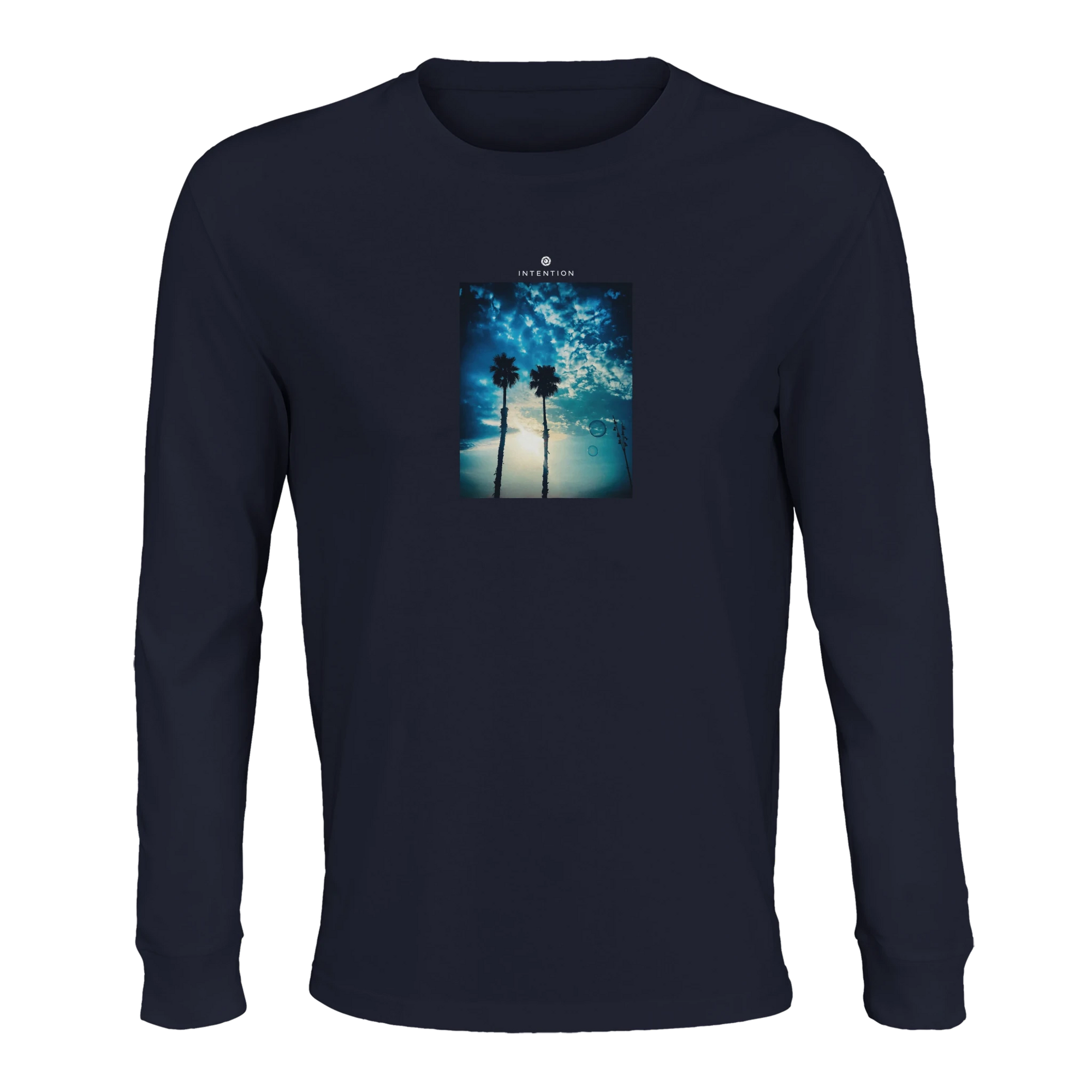 Gratitude - "Bubbles and Sky Sticks" Long sleeve French Navy XS 12