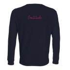 Gratitude - "Bubbles and Sky Sticks" Long sleeve French Navy XS 2