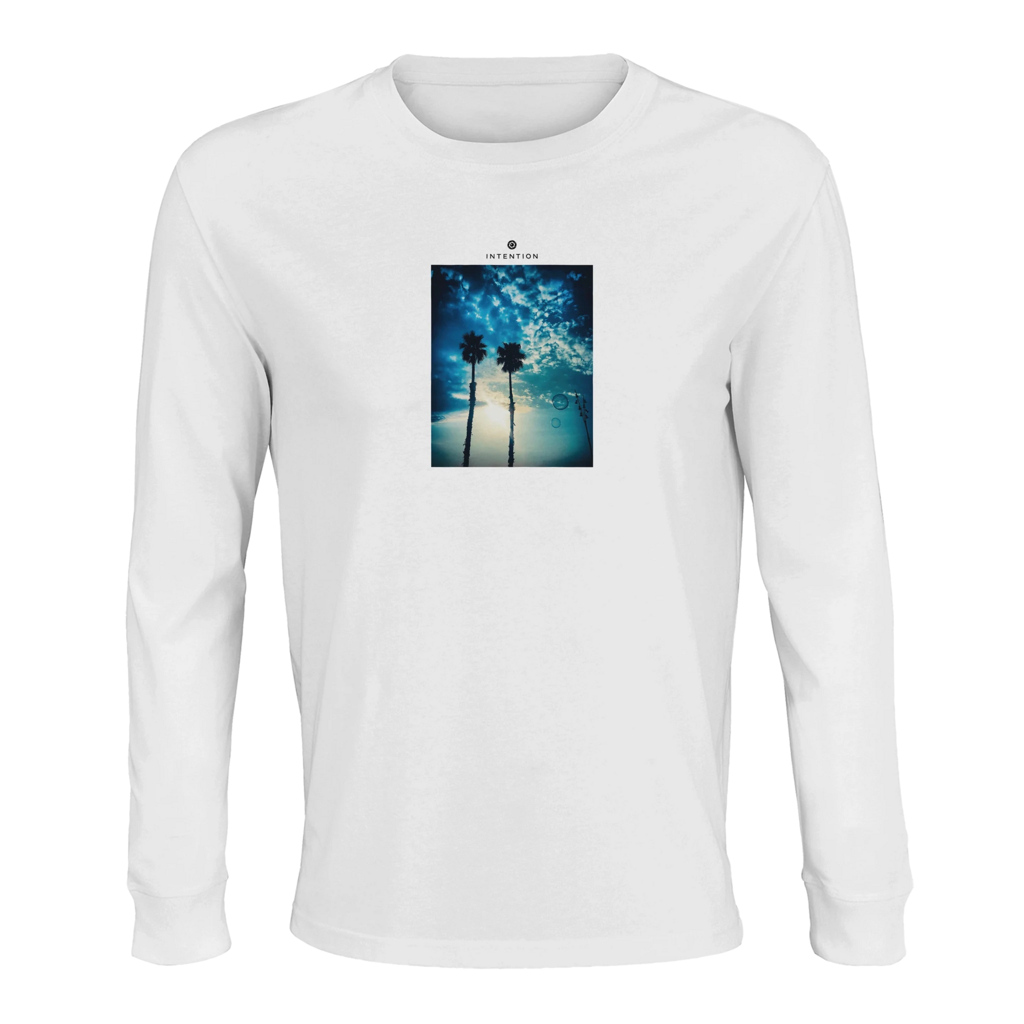 Gratitude - "Bubbles and Sky Sticks" Long sleeve White XS 4