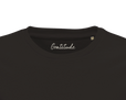 Gratitude - "Bubbles and Sky Sticks" T-shirt Deep Black 2