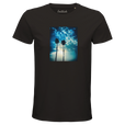 Gratitude - "Bubbles and Sky Sticks" T-shirt Deep Black 3