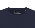 Gratitude - "Bubbles and Sky Sticks" T-shirt French Navy 2