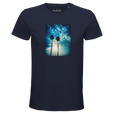 Gratitude - "Bubbles and Sky Sticks" T-shirt French Navy 3