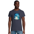 Gratitude - "Bubbles and Sky Sticks" T-shirt mouse grey 1