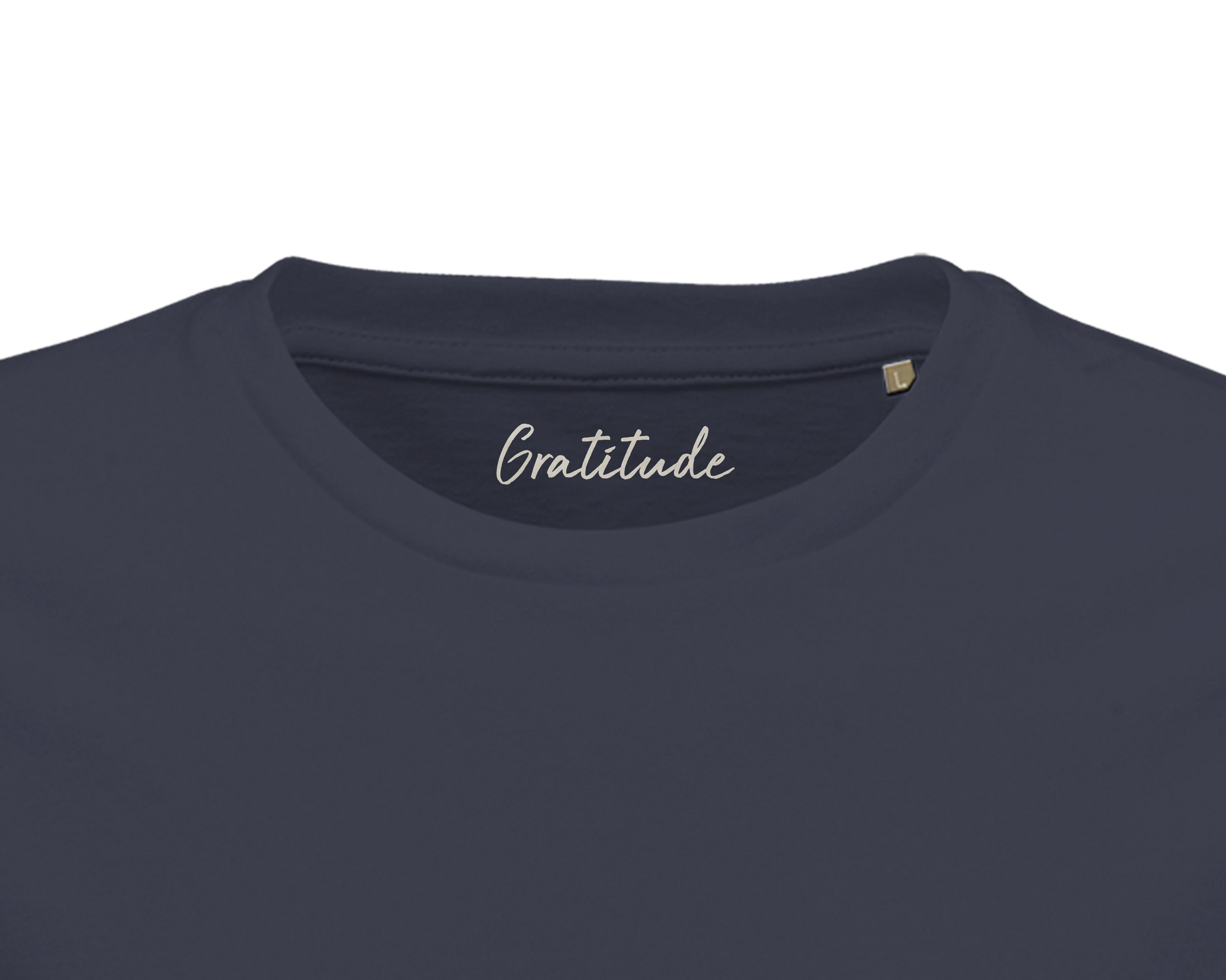 Gratitude - "Bubbles and Sky Sticks" T-shirt mouse grey 2