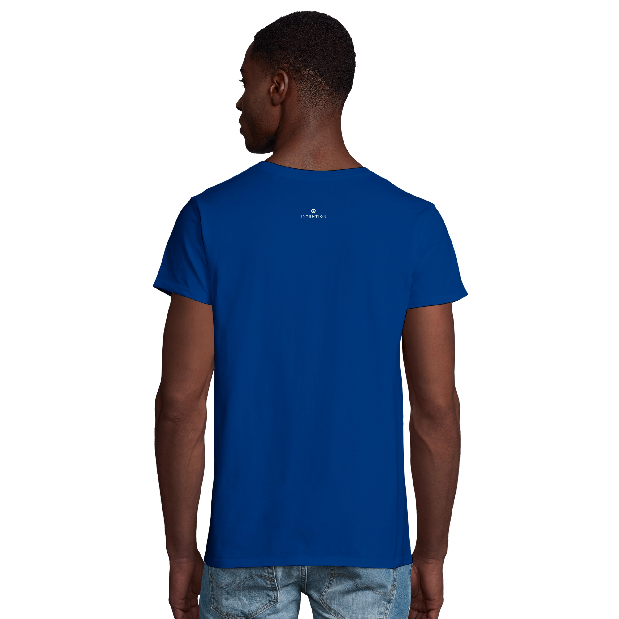 Gratitude - "Bubbles and Sky Sticks" T-shirt Royal Blue 5